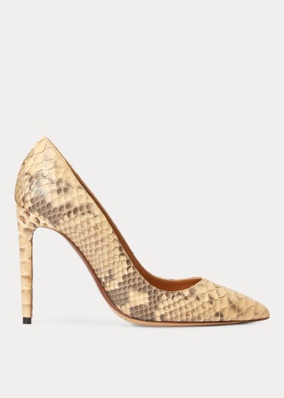 Ralph Lauren Celia Python Pumps Dame Danmark (XEKRO5862)